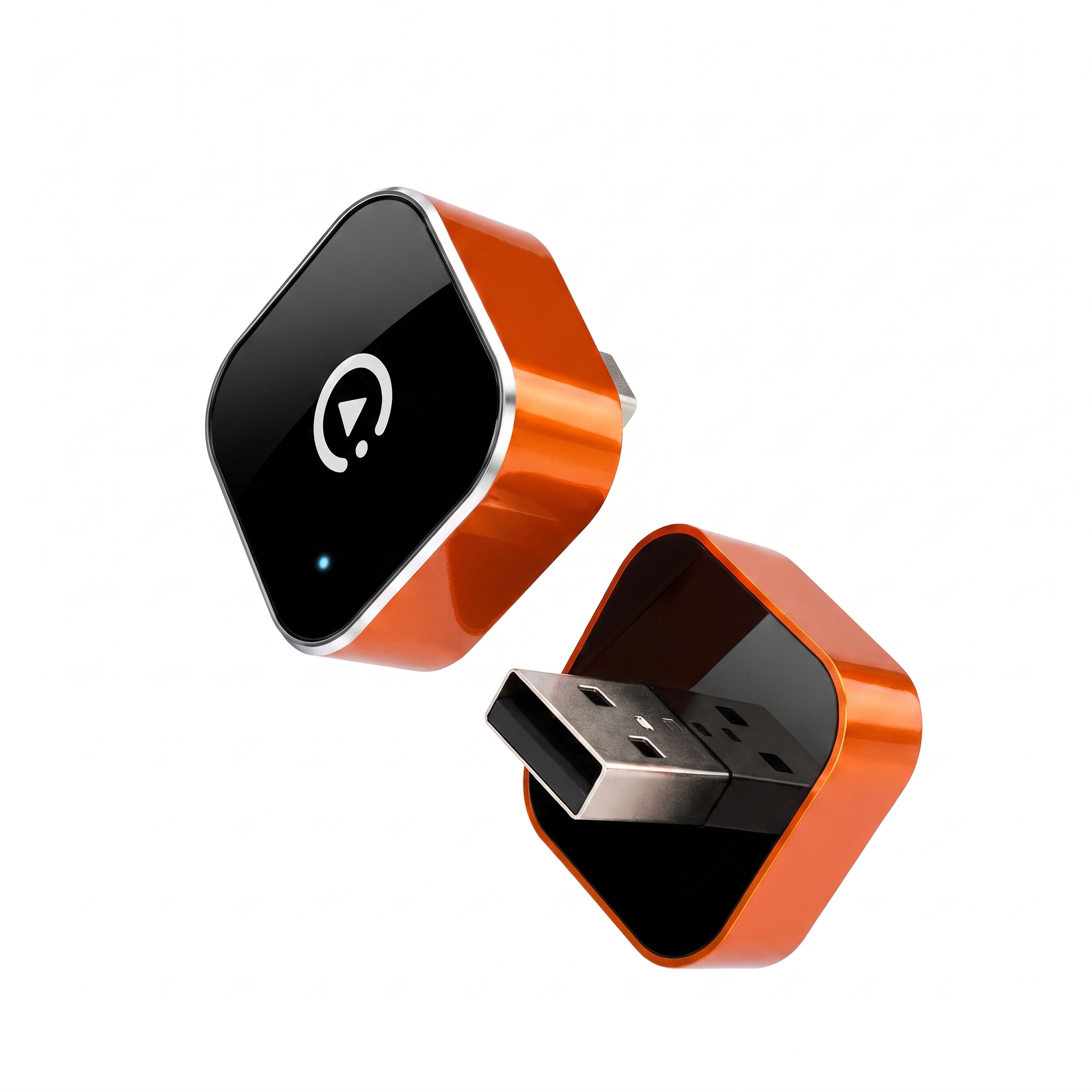  Wireless CarPlay Adapter, Wired to Wireless for Apple CarPlay &  Android Auto, Mini USB Design 